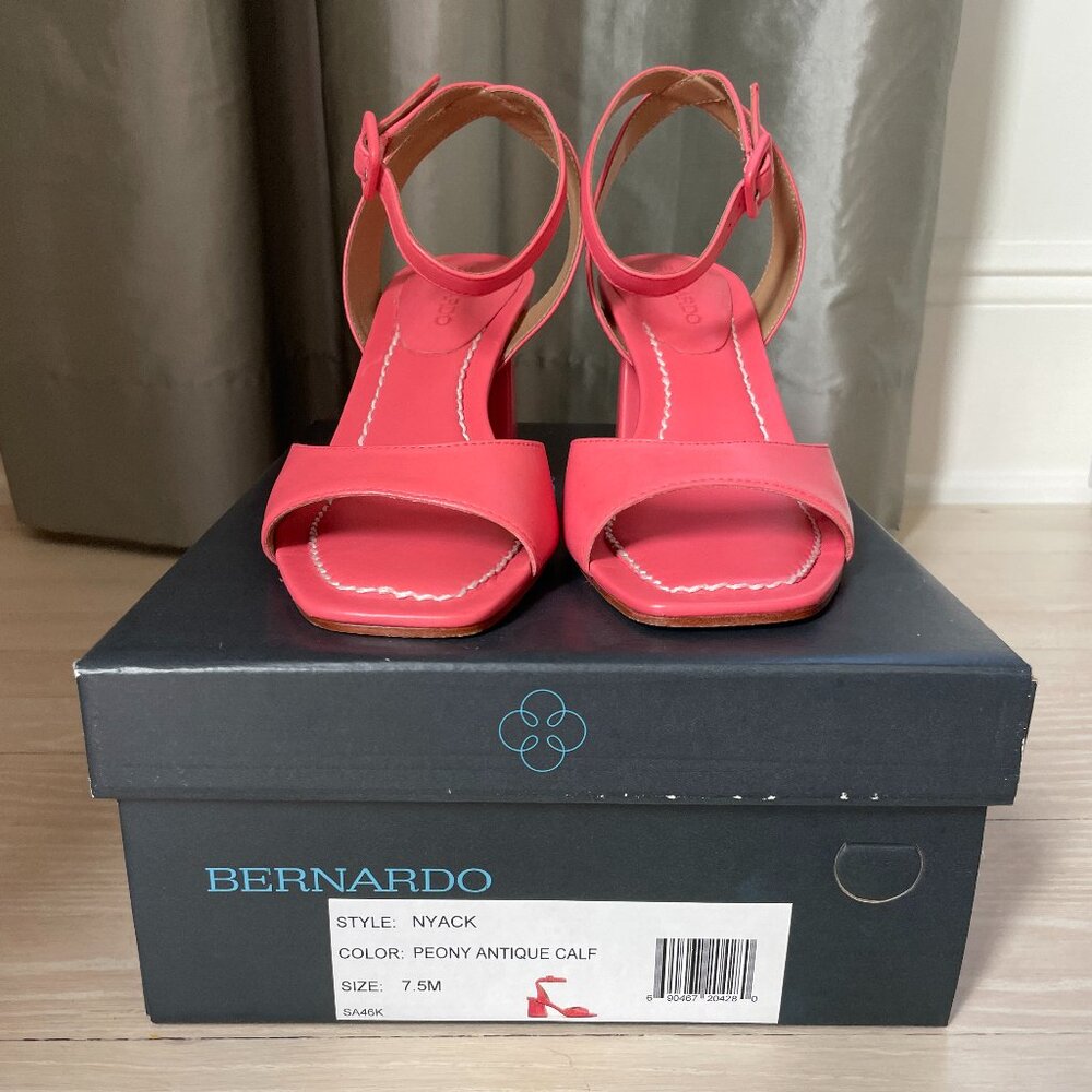 Bernardo NYACK - Peony Antique Calf Sandal - Size 7.5 - Picture 3 of 6